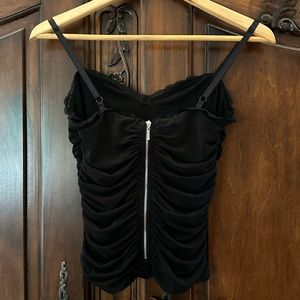 Guess Back Zip Tank Top